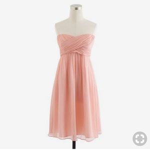 🍾HP🥂 J. Crew, light pink, Taryn silk dress, 10P